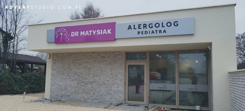oznakowanie kliniki Dr Matysiak