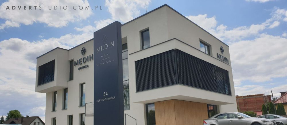 oznakowanie kliniki Medin Opole