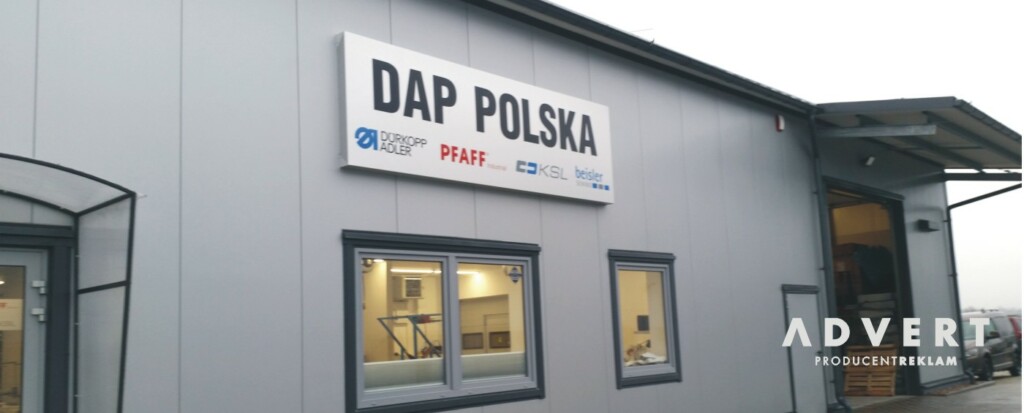 oznakowanie hali DAF POLSKA Wroclaw - reklama advert opole
